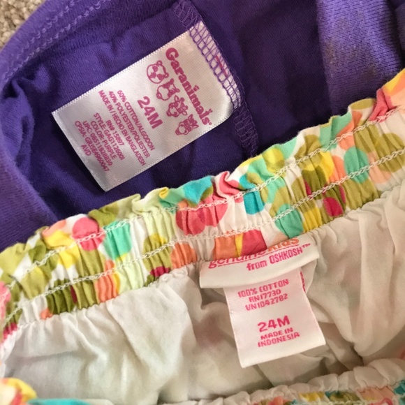 💓Set of 2 Cute Pull On Toddler Girl Skirts - Picture 4 of 6